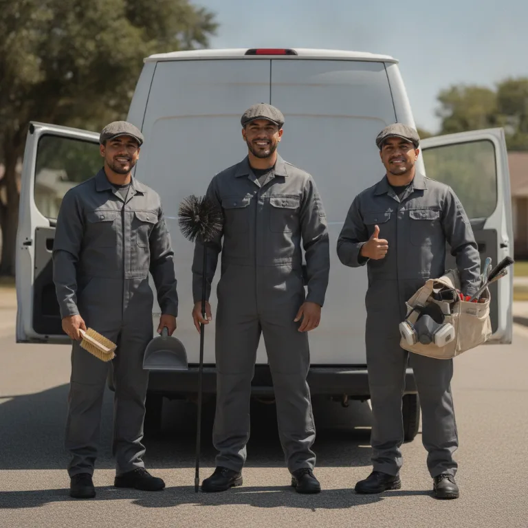 Deshollinador equipo en Ojo de Agua